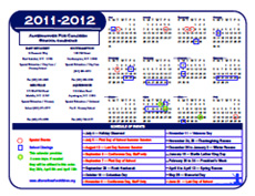 2011-2012 Alternatives For Children School Calendar