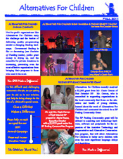 2011 Alternatives for Children Fall Newsletter